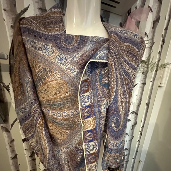 22 x 55 SOFT COLORS SILK BLEND SCARG - Picture 3 of 8